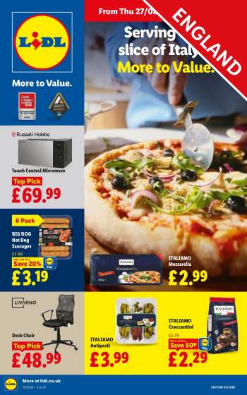 Lidl offer  - 27/08/2026 - 02/09/2026.