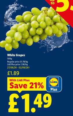 White Grapes