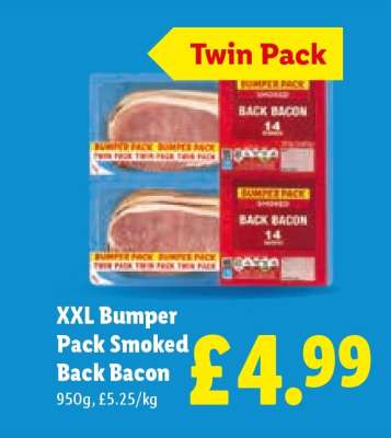 XXL Bumper Pack Smoked Back Bacon