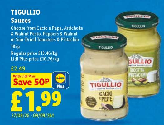 TIGULLIO Sauces