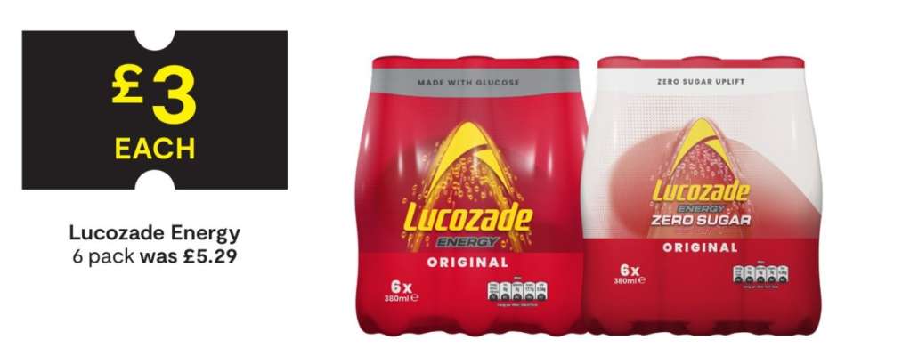 Lucozade Energy 6 pack