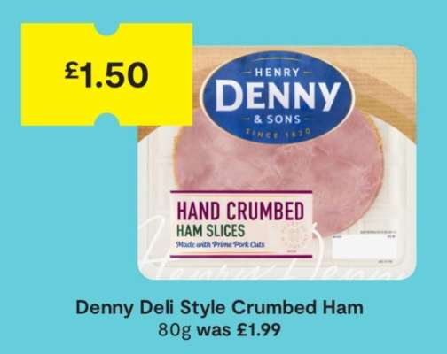 Denny Deli Style Crumbed Ham