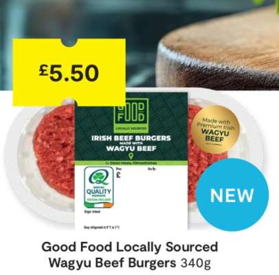 Good Food Locally Sourced Wagyu Beef Burgers