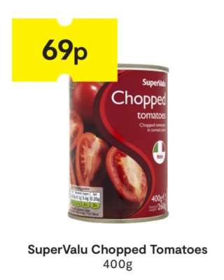 SuperValu Chopped Tomatoes