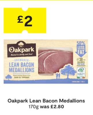 Oakpark Lean Bacon Medallions