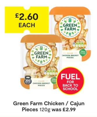 Green Farm Chicken / Cajun Pieces