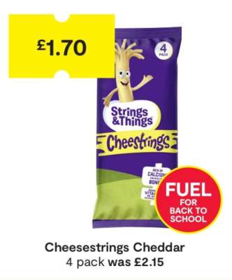 Cheestrings Cheddar