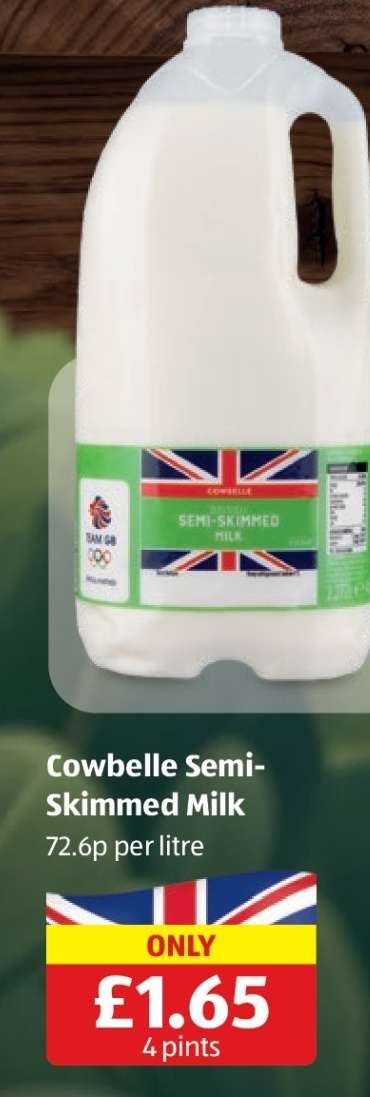 Cowbelle Semi-Skimmed Milk