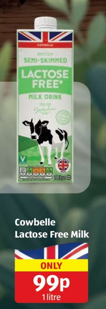Cowbelle Lactose Free Milk