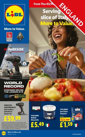 Lidl offer  - 03/09/2026 - 09/09/2026.