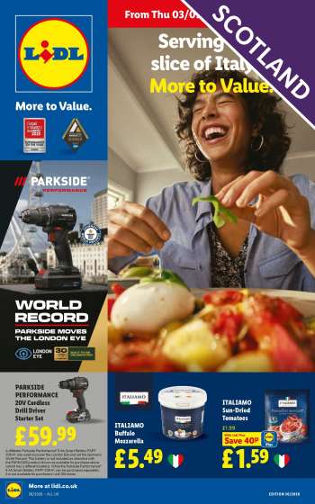 Lidl offer  - 03/09/2026 - 09/09/2026.