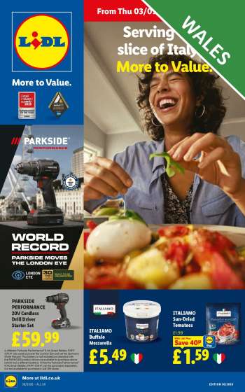 Lidl offer  - 03/09/2026 - 09/09/2026.