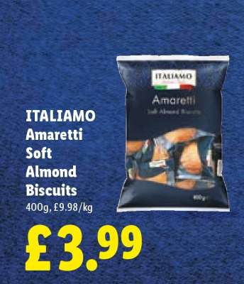 ITALIAMO Amaretti Soft Almond Biscuits
