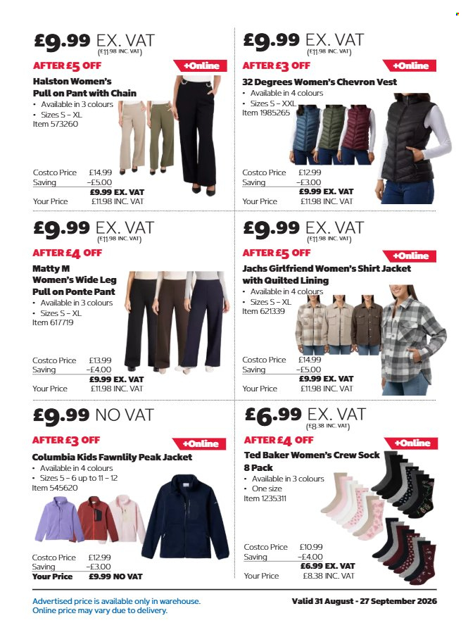 Costco offer - 31/08/2026 - 27/09/2026. Page 13