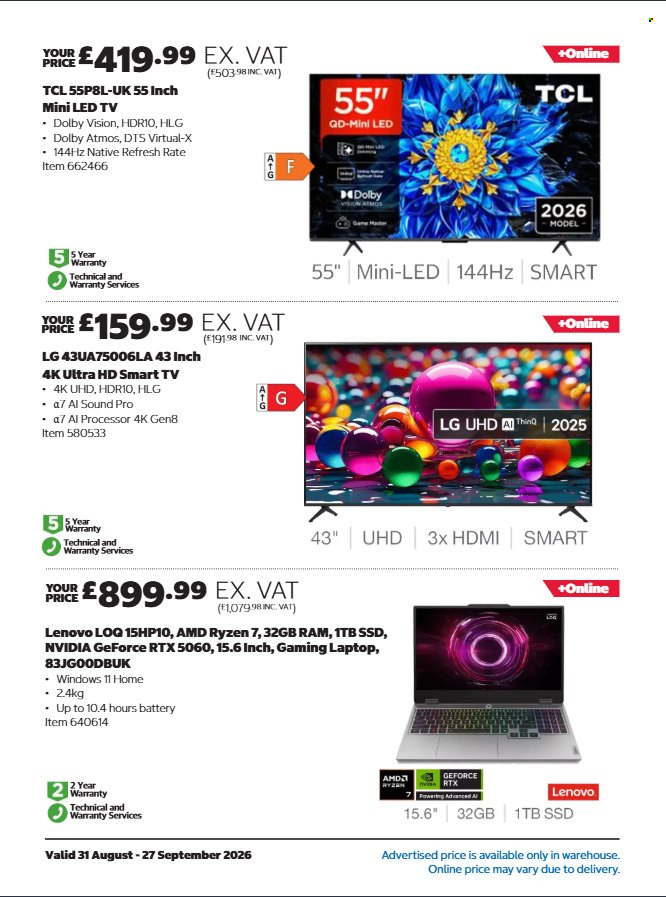 Costco offer - 31/08/2026 - 27/09/2026. Page 2