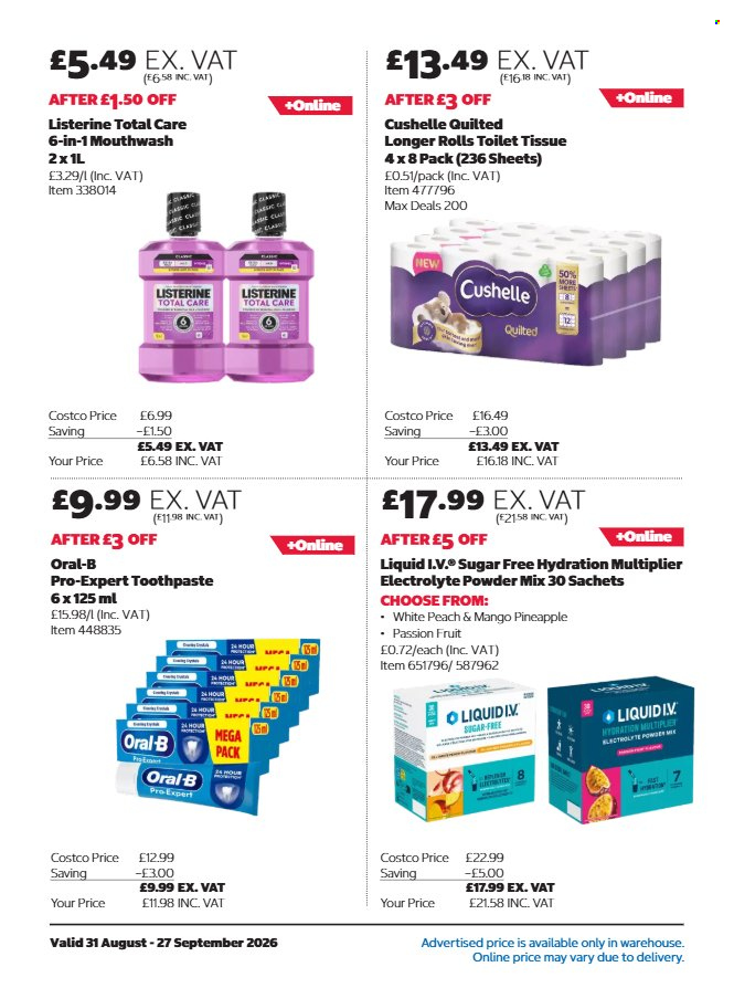 Costco offer - 31/08/2026 - 27/09/2026. Page 22
