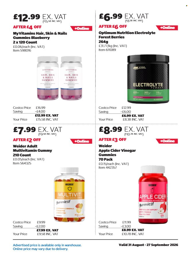 Costco offer - 31/08/2026 - 27/09/2026. Page 23
