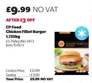 CP Food Chicken Fillet Burger