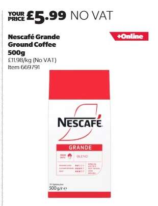 Nescafé Grande Ground Coffee