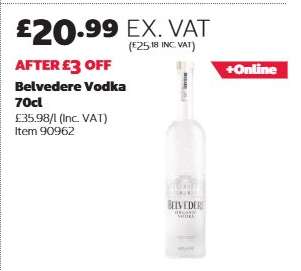 Belvedere Vodka 70cl