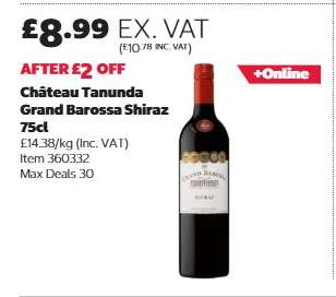 Chateau Tanunda Grand Barossa Shiraz 75cl