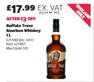 Buffalo Trace Bourbon Whiskey 1L