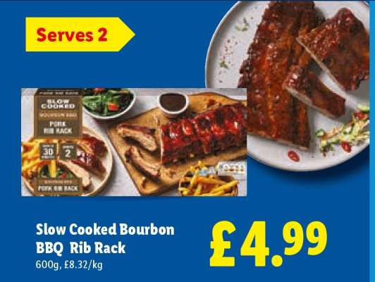 Slow Cooked Bourbon BBQ Rib Rack