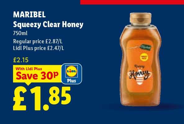 Maribel Squeezy Clear Honey