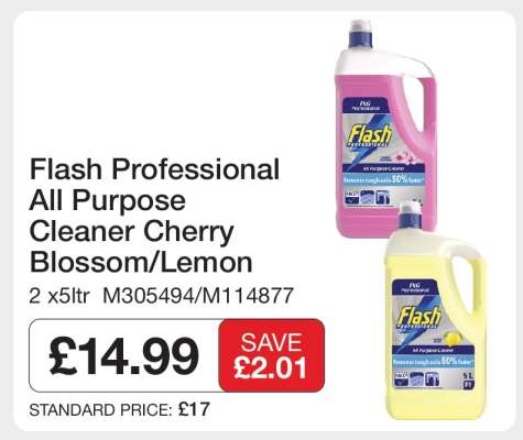Flash Professional All Purpose Cleaner Cherry Blossom/Lemon