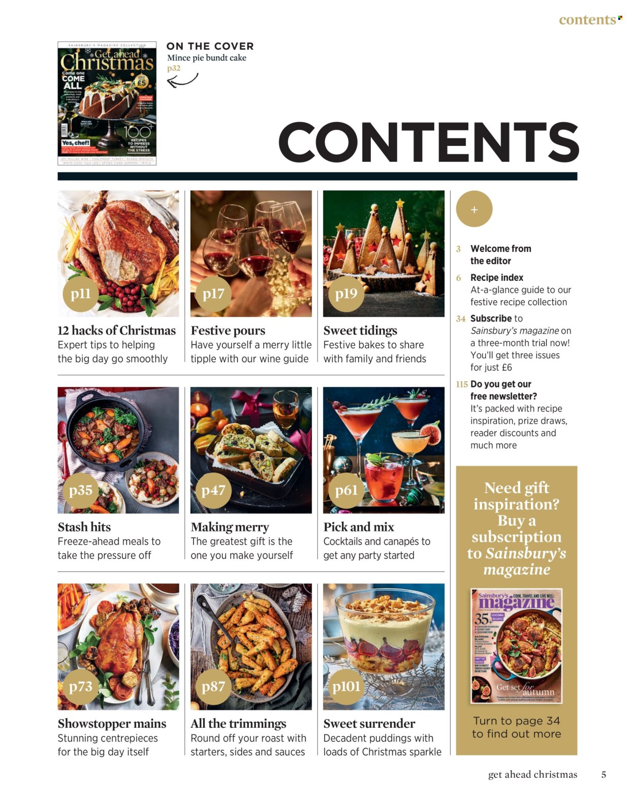 Sainsbury's offer. Page 5