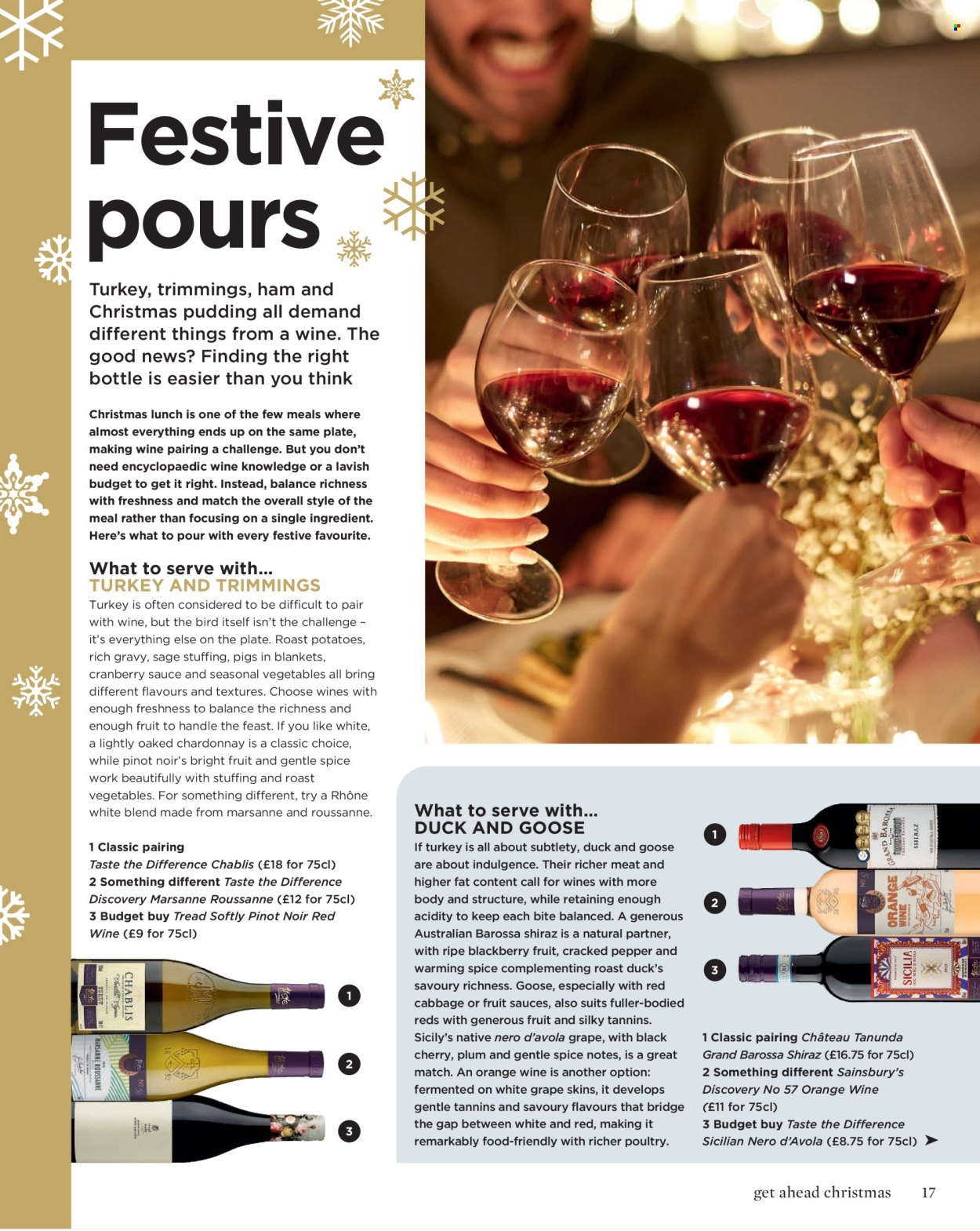 Sainsbury's offer. Page 17