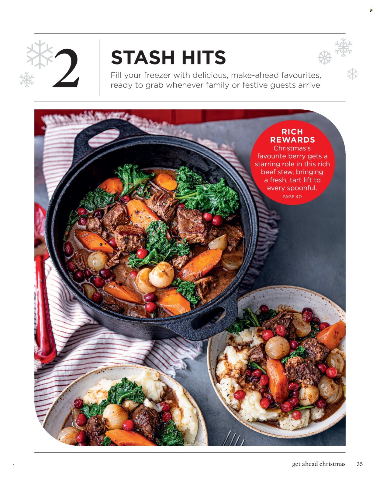 Sainsbury's offer. Page 35