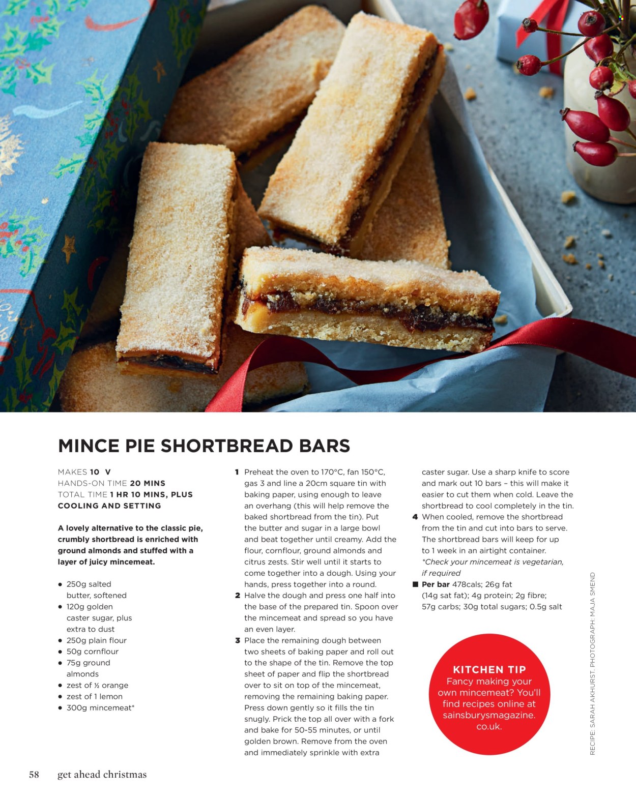 Sainsbury's offer. Page 58