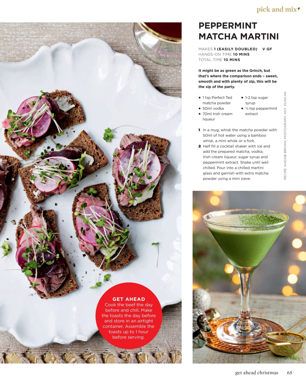 Sainsbury's offer. Page 65