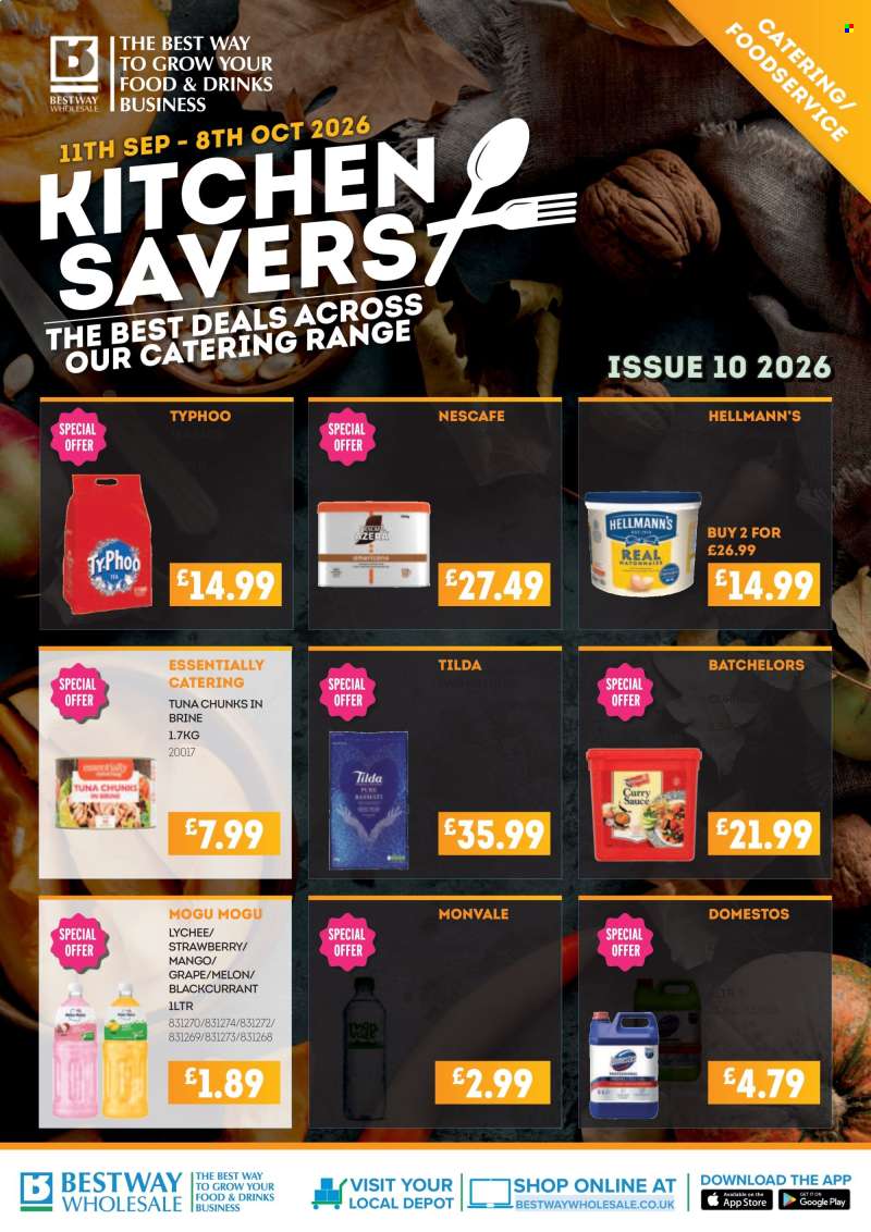 Bestway offer  - 11/09/2026 - 08/10/2026.