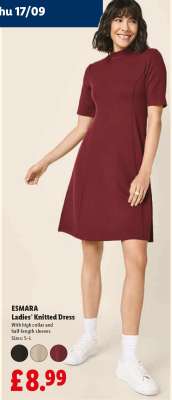 ESMARA Ladies' Knitted Dress