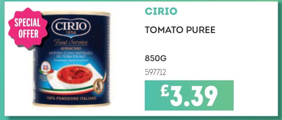 Cirio Tomato Puree