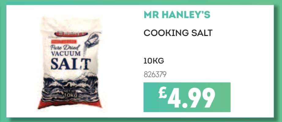 MR HANLEY'S COOKING SALT
