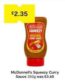 McDonnell's Squeezy Curry Sauce 350g