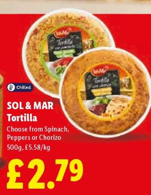 SOL & MAR Tortilla