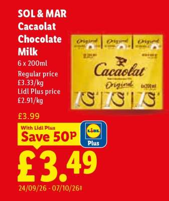 SOL & MAR Cacaolat Chocolate Milk