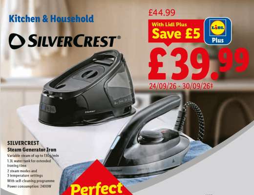 Silvercrest Steam Generator Iron