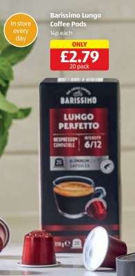 Barissimo Lungo Coffee Pods