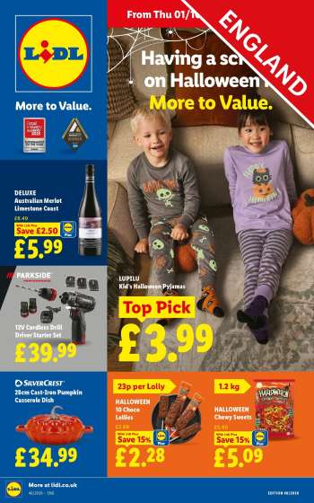 Lidl offer  - 01/10/2026 - 07/10/2026.