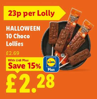 HALLOWEEN 10 Choco Lollies
