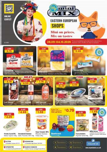 MyMINIMIX offer  - 28/09/2026 - 04/10/2026.