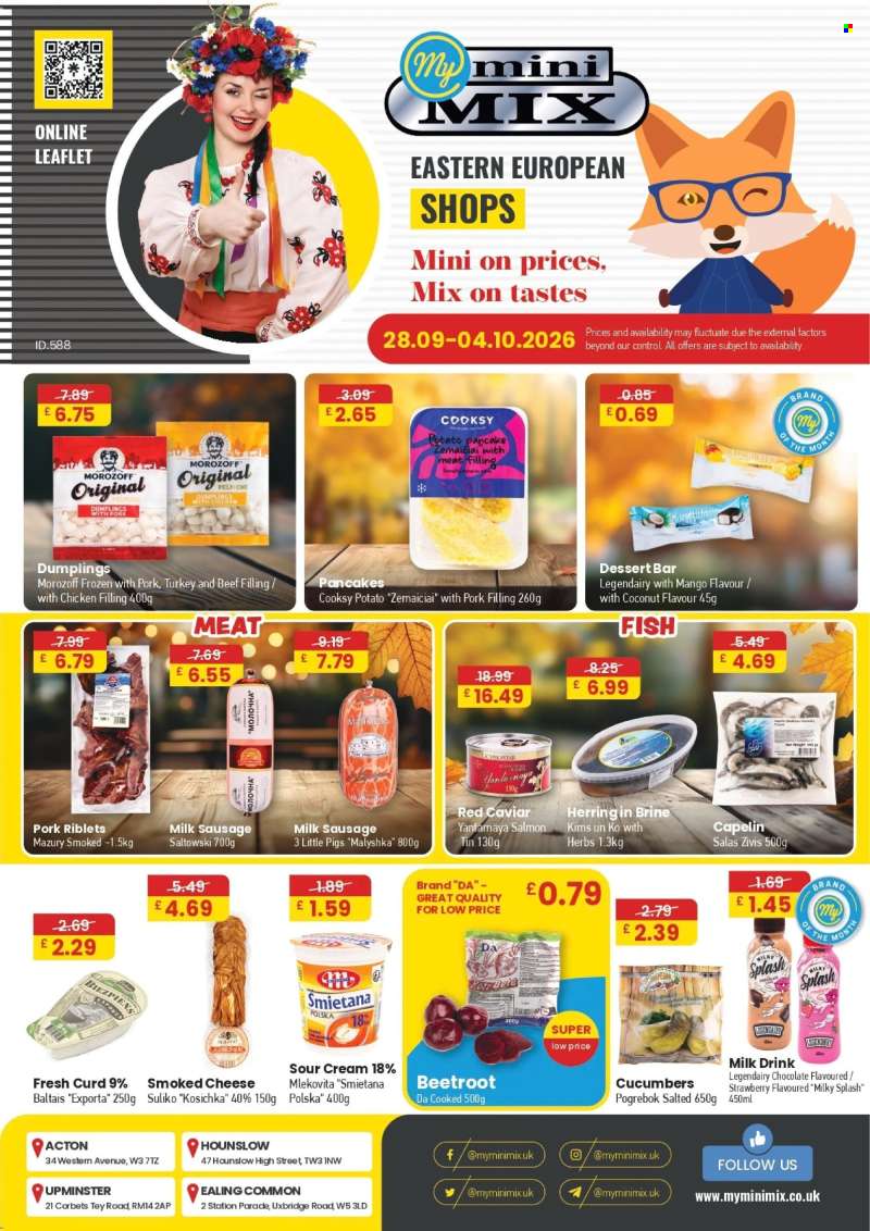MyMINIMIX offer  - 28/09/2026 - 04/10/2026.