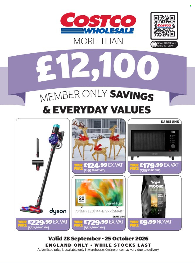 Costco offer - 28/09/2026 - 25/10/2026. Page 1