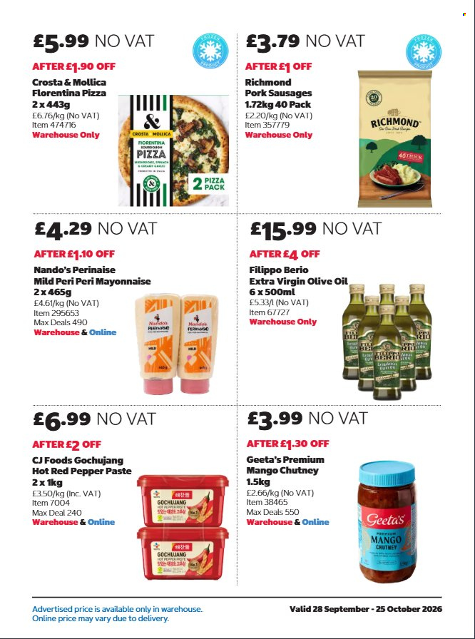 Costco offer - 28/09/2026 - 25/10/2026. Page 15