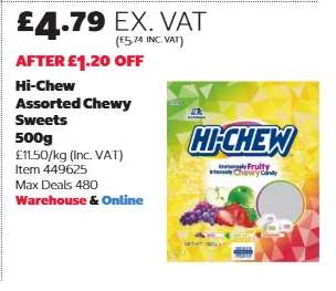 Hi-Chew Assorted Chewy Sweets